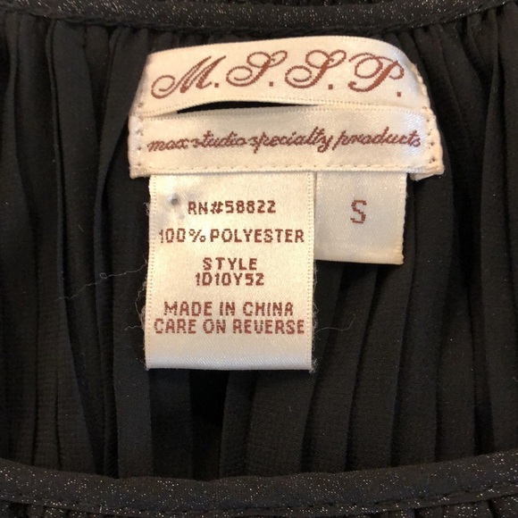 MSSP Max Studio Specialty black LBD bodycon with  butterfly sleeves SZ S - Picture 9 of 12